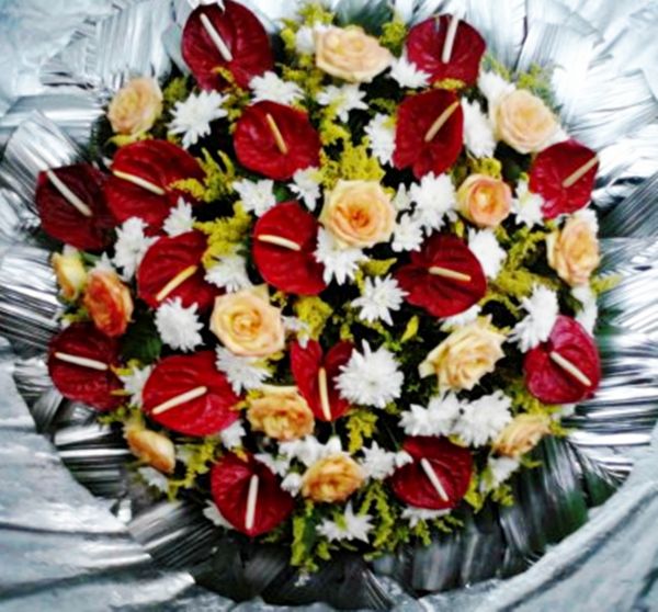 coroa de flores nobre