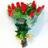 Buquê com 18 Rosas Vermelhas
